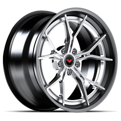 Lebar 7-14J Deep Dish 3 Piece Forged Rims Konfigurasi VMP-308 3PC