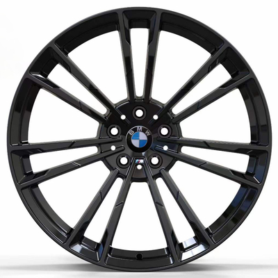 20'' Gloss Black Forged Wheels Untuk BMW Seri 5