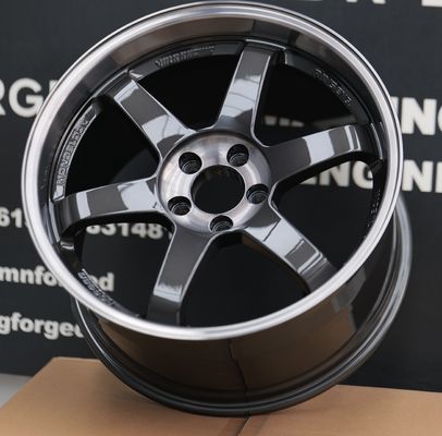 Rays Volk Racing roda tempa Te37 SL Double Black Deep Dish