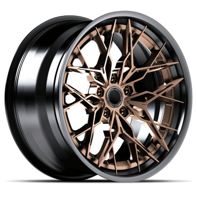 Jari-jari Bent Staggered 3 Piece Forged Wheels Cocok Untuk McLaren Audi R8