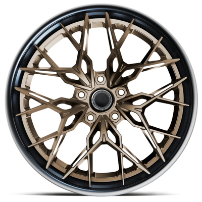 Jari-jari Bent Staggered 3 Piece Forged Wheels Cocok Untuk McLaren Audi R8