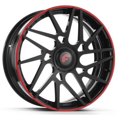Forgiato Twisted Maglia 20 Inch Staggered Wheels Face Chrome