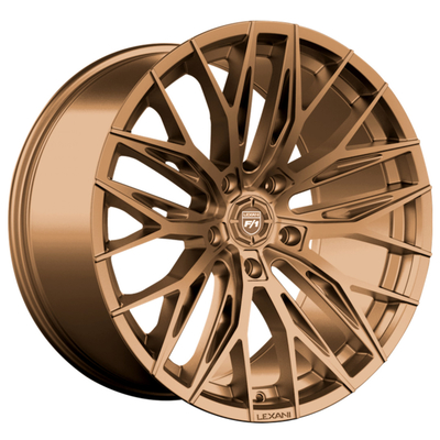 Candy Red Multi Spoke Lexani Aries Wheels Monoblock Offset 0-80mm