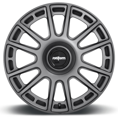 Aluminium Alloy 6061-T6 Matte Anthracite Rotiform OZR Wheels Monoblock
