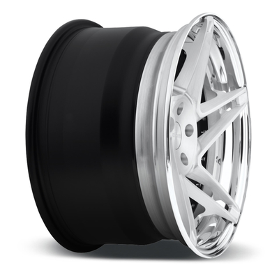 Rotiform CHD-T Piring Dalam Roda Chrome Cekung 3PC JWL VIA