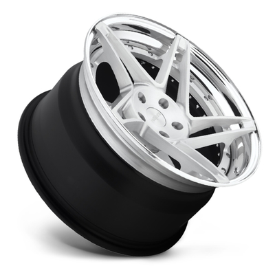 Rotiform CHD-T Piring Dalam Roda Chrome Cekung 3PC JWL VIA