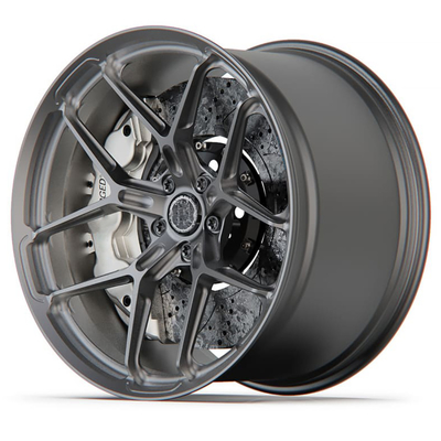 Penyelesaian Kustom 6061-T6 Ferrari Forged Wheels Desain Cekung