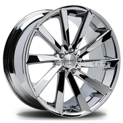 Lebar 7-14J Chevrolet Tesla Ford Forged Wheels Multi Spokes Chrome Plating