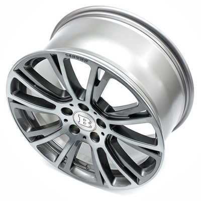 Jari-jari Berukir Berongga Mercedes Forged Wheels R Liquid Titanium