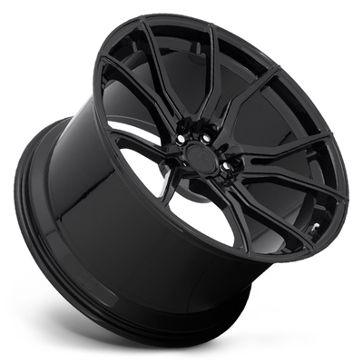Penyelesaian Kustom ISO 9001 Monoblock Forged Wheels Gloss Black