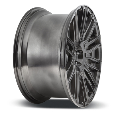 Penyelesaian Kustom Avant Brushed Monoblock Forged Wheels 16'' 18'' 22''