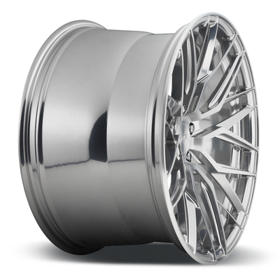 6061-T6 Bright Silver Monoblock Forged Wheels Jari-jari Cekung