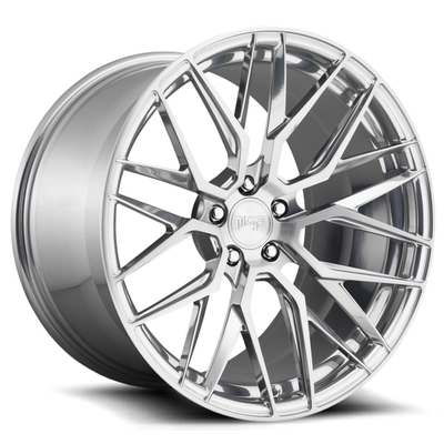 6061-T6 Bright Silver Monoblock Forged Wheels Jari-jari Cekung