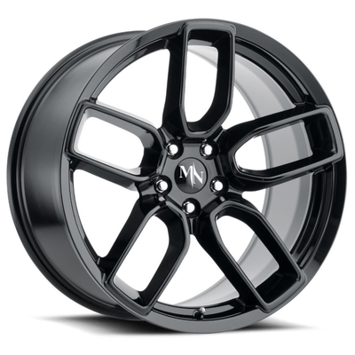 Offset 0-80mm Monoblock Forged Wheels Endless Finish Gloss Black Rims