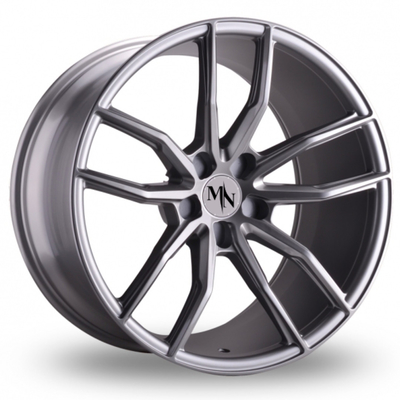 Cekung Monoblock Gunmetal Grey Alloy Forge Auto Wheels JWL TUV VIA