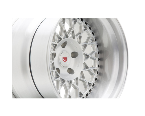 Multi Spoke Vossen ERA-1 3 Piece Matt Silver Wheels Untuk BMW E46 M3