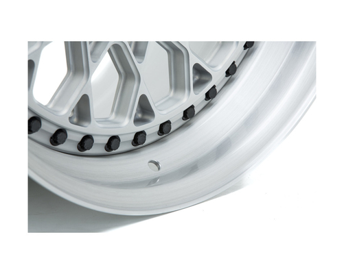 Multi Spoke Vossen ERA-1 3 Piece Matt Silver Wheels Untuk BMW E46 M3