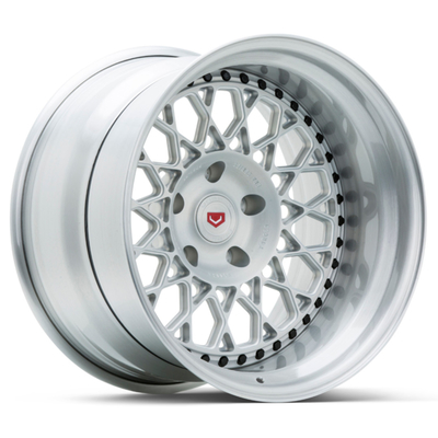 Multi Spoke Vossen ERA-1 3 Piece Matt Silver Wheels Untuk BMW E46 M3