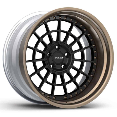 VARIANT CRT-3P Ring Spoke 20 Inch 3 Piece Wheels Didukung OEM
