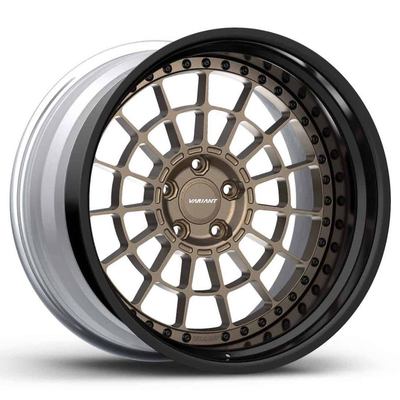 VARIANT CRT-3P Ring Spoke 20 Inch 3 Piece Wheels Didukung OEM