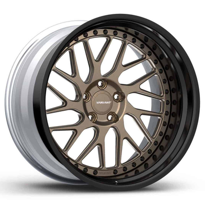 VIA Staggered Spoke Three Piece Forged Wheels VARIAN TKB-3P