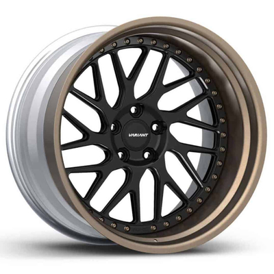 VIA Staggered Spoke Three Piece Forged Wheels VARIAN TKB-3P