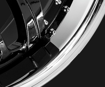 Aerospace Grade Lexani Forged Wheels Black Silver Lip 26 Inch