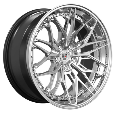 Anrky S3-X1 Porsche 991 Turbo S Wheels Matt Black 3PC Pilihan