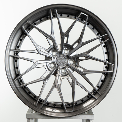 Anrky S3-X1 Porsche 991 Turbo S Wheels Matt Black 3PC Pilihan