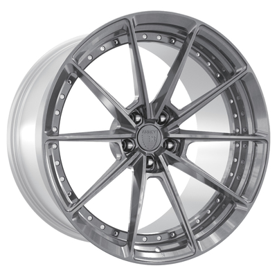 Anrky AN28 Mercedes AMG GTS Wheels Staggered Spokes JWL TUV VIA