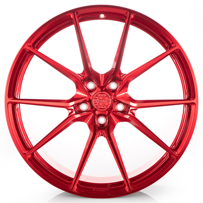 Anrky AN12 Red Ferrari F8 Forged Wheels Aerospace Grade