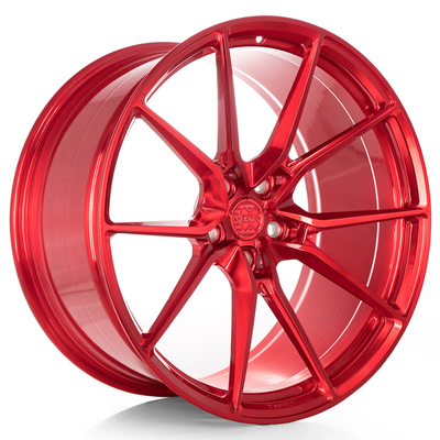 Anrky AN12 Red Ferrari F8 Forged Wheels Aerospace Grade