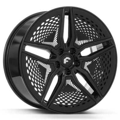 22 ''Gloss Black Forgiato EV 001 Forgiato Forgiato Forged Wheels Cocok Untuk Tesla Model S Model X