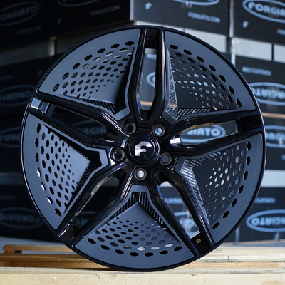 22 ''Gloss Black Forgiato EV 001 Forgiato Forgiato Forged Wheels Cocok Untuk Tesla Model S Model X