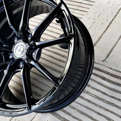 Aerodinamika HRE Forged Wheels HRE P101SC Pelek Monoblock Hitam Gloss
