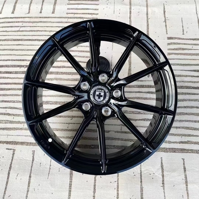 Aerodinamika HRE Forged Wheels HRE P101SC Pelek Monoblock Hitam Gloss