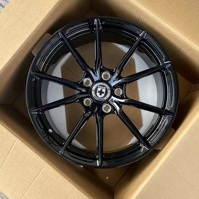 Aerodinamika HRE Forged Wheels HRE P101SC Pelek Monoblock Hitam Gloss