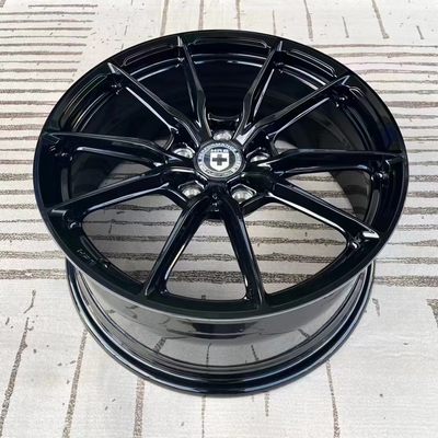 Aerodinamika HRE Forged Wheels HRE P101SC Pelek Monoblock Hitam Gloss