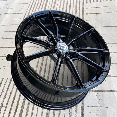 Aerodinamika HRE Forged Wheels HRE P101SC Pelek Monoblock Hitam Gloss