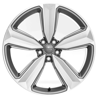 Musim Panas Audi Forged Wheels Untuk Audi RS5 F5 RS4 B9 Facelift 5 Arm Peak