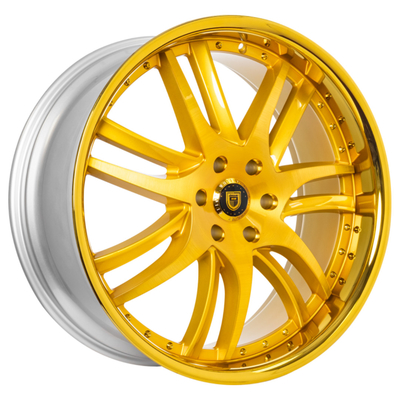 Lexani Profile 2PC Forged Wheels Dengan SS Lip Deep Dish 6061-T6 Aluminium Alloy