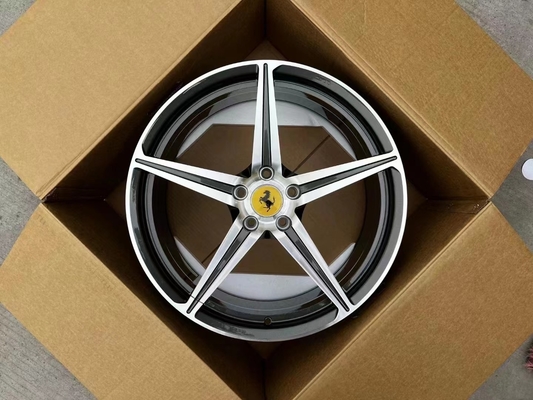 Desain OEM Ferrari Forged Wheels Untuk Paduan Aluminium 458 Italia 6061-T6