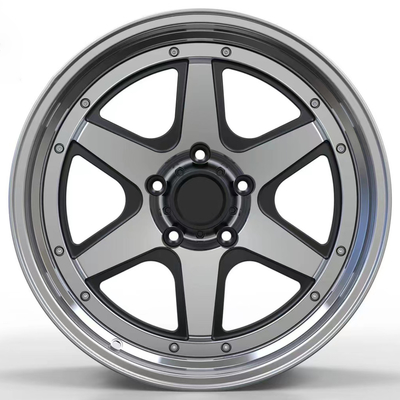 Deep Dish 2 Piece Forged Wheels 6061-T6 Aluminium Alloy