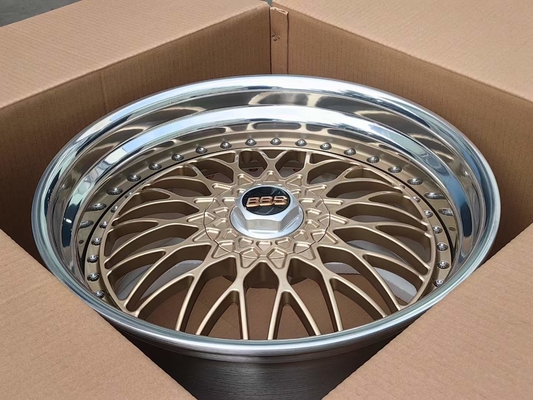 BBS Super RS ​​Deep Dish Roda Tempa Ukuran Disesuaikan Untuk BWM Porsche