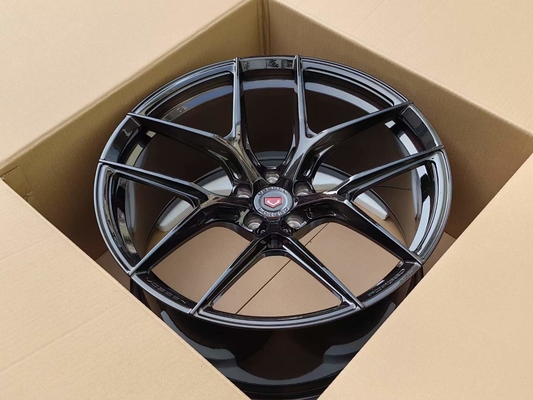Vossen S21-01 Forged Wheels Brushed Black Face