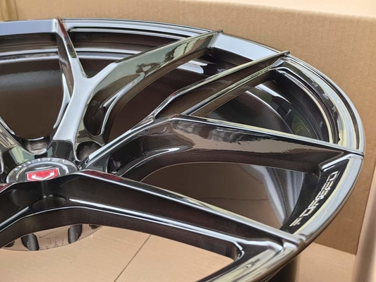 Vossen S21-01 Forged Wheels Brushed Black Face