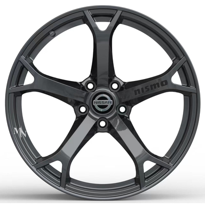 Nissan Nismo OEM Gunmetal Wheel Rim Nissan 370Z Z34 Monoblock Forged Wheels