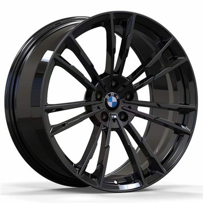 20'' Gloss Black Forged Wheels Untuk BMW Seri 5