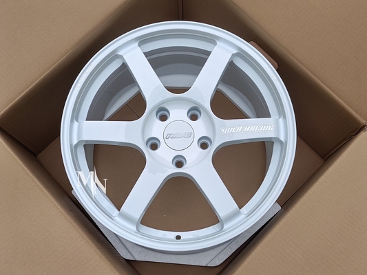 Volk Racing TE37 SAGA S-Plus Dasbor Putih 18X9.5 +38 +45 5x114.3 5X120