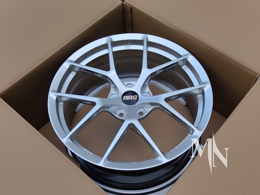 BBS FI R Roda 20 21 Inci 5x112 Perak Custom Forged Untuk Audi R8 Tersedia